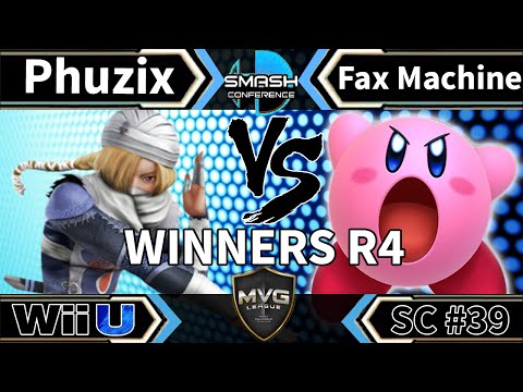 Phuzix (Sheik) vs. Fax Machine (Kirby) - SSB4 Winners R4 - Smash Conference 39