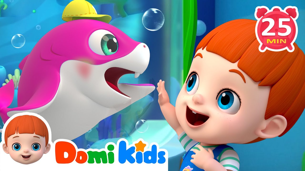 Let's Doo Doo Doo | Baby Shark Dance🐟️ + More Domikids Nursery Rhymes For Toddlers -Kids Songs
