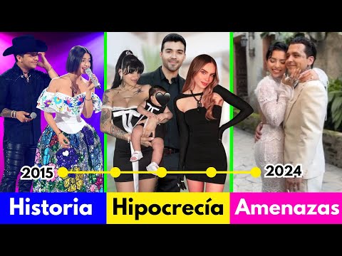 HISTORIA COMPLETA año por año de la OBSESIÓN de Ángela Aguilar con Christian Nodal