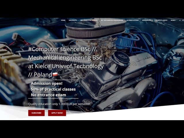 Kielce University of Technology video #3