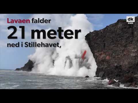 Enorme mængder lava fosser ud af hawaiiansk ”brandslange” - DR Nyheder