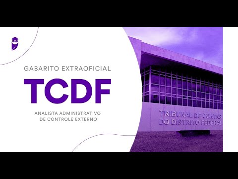 Prova TCDF 2023 - Analista Administrativo de Controle Externo