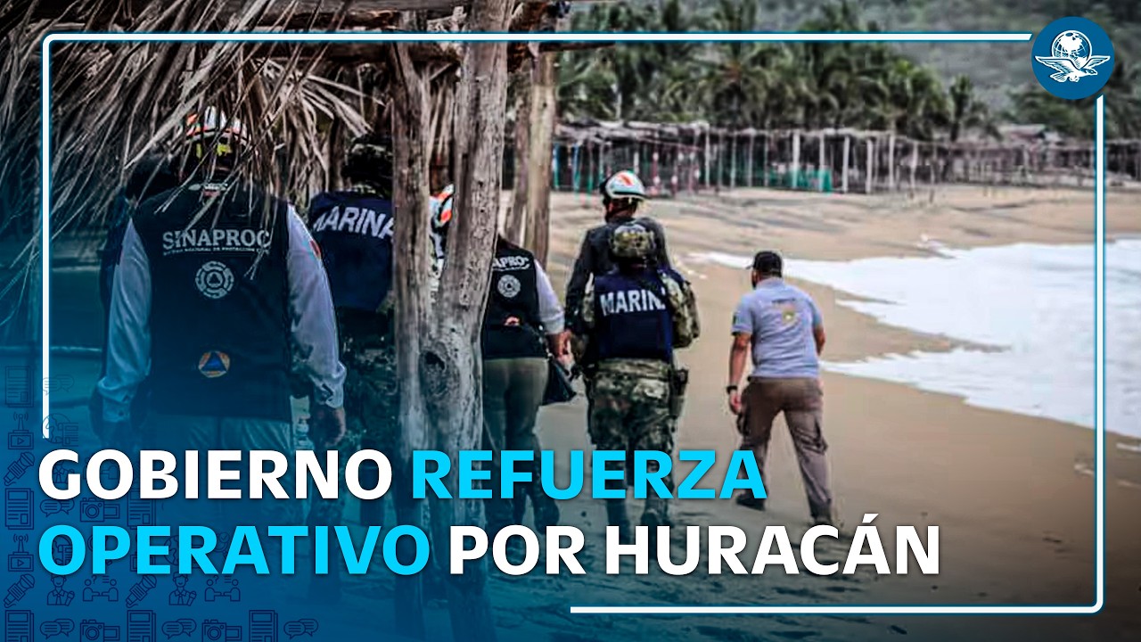 Huracán Polo mantiene en alerta a cuatro estados; despliegan casi 20 mil elementos