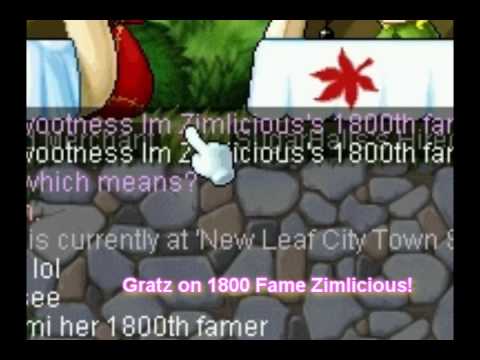 Gratz on 1800 Fame Zimlicious XD