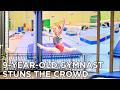 9 Year Old Elite Gymnast Shows Off Her Skills