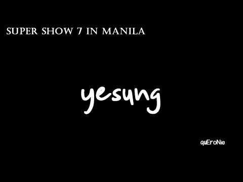 [FANCAM] 20180630 Super Show 7 in Manila - SUJU speaking tagalog (yesung)