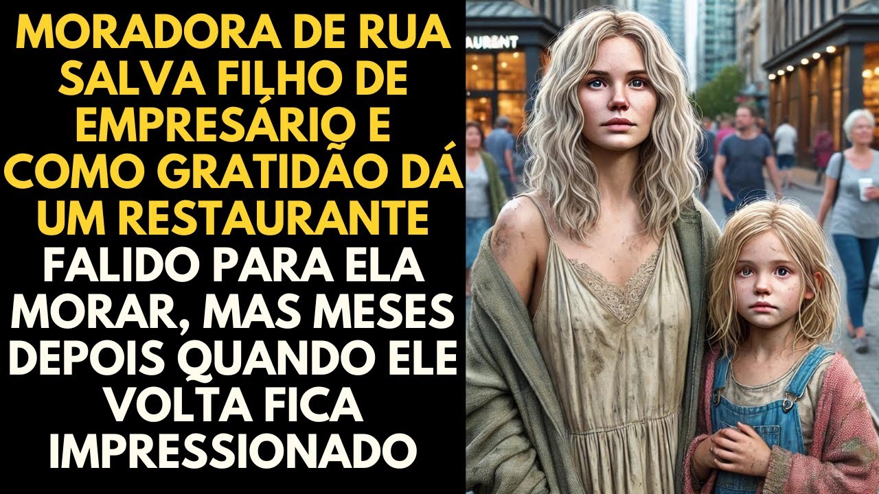 Moradora De Rua Salva Filho De Empresário e Como Gratidão Dá Um Restaurante Falido Para Ela Morar