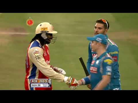 IPL 2013 match 31 RCB vs PWI highlights gayle 175