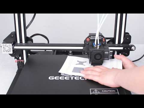 Geeetech A30T Mix Color 3D Printer Demo