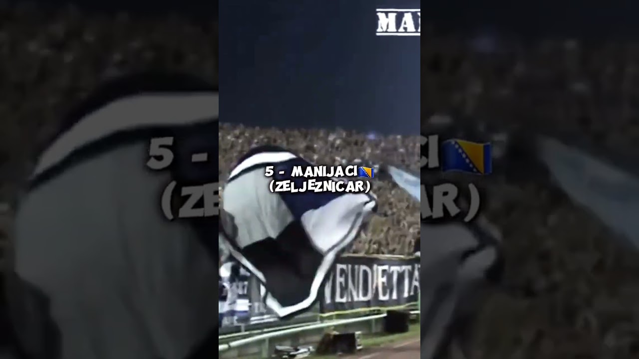 TOP 5 STRONGEST FAN GROUPS IN THE BALKANS /TOP 5 NAJJAČIH NAVIJAČKIH SKUPINA NA  BALKANU🇭🇷🇧🇦🇷🇸 😱😱🧨