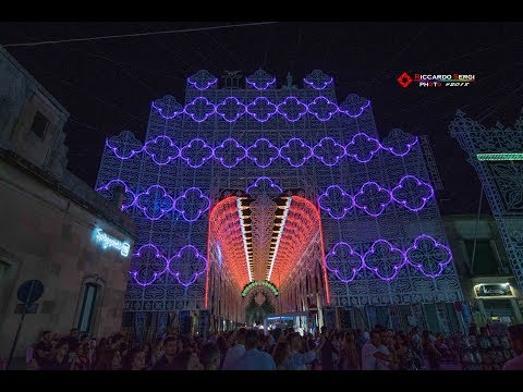 Scorrano - Santa Domenica 2018 - Kalascima "Due Mari" Show musicale Luminarie DE CAGNA