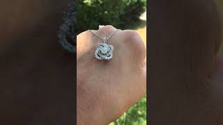 KAY *Center Of Me* 1ctw 14K White Gold Diamond Necklace