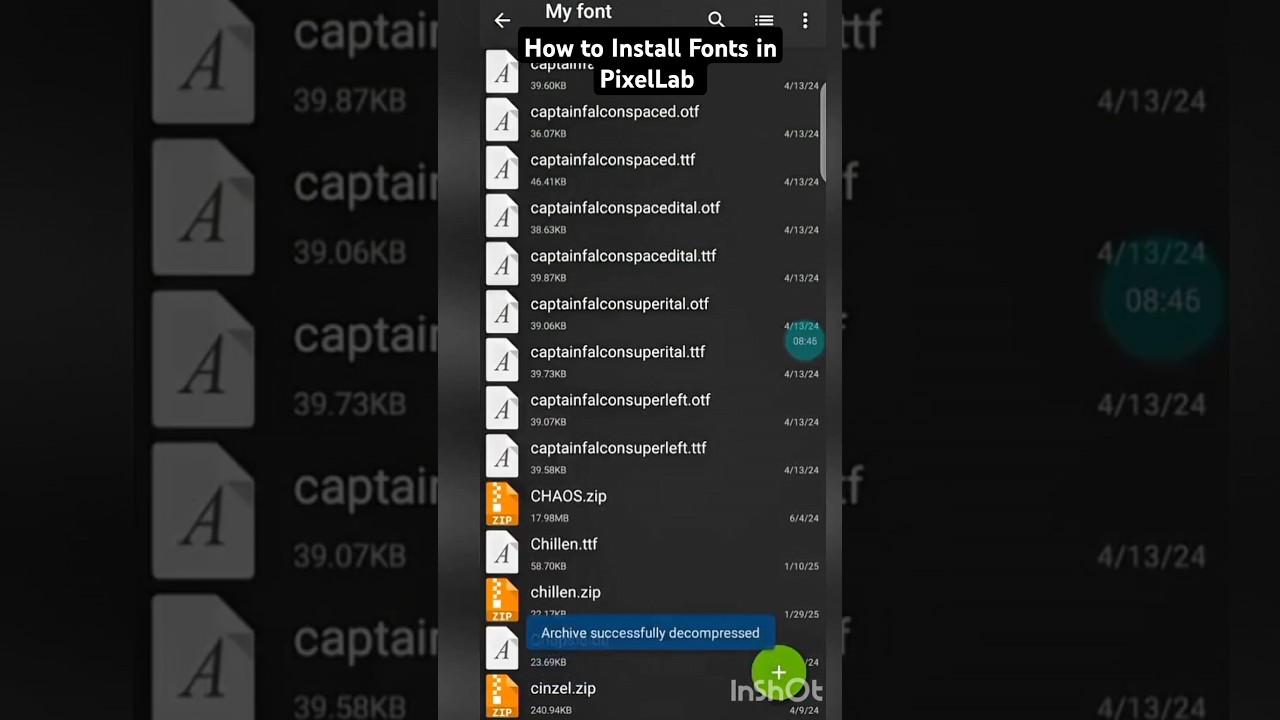 How to Install Fonts in PixelLab