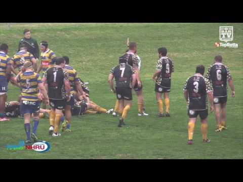 2016 NHRU Round 13 - Premier 1 Highlights - Maitland v Hamilton