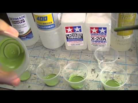 ep72 - testing thinners with model master acryl