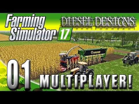 Farming Simulator 2017 Gameplay : MULTIPLAYER : CHAFF!  You Damn Right! (PC HD Sosnovka)