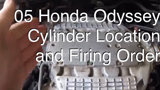 05 Honda Odyssey Cylinder Location and Firing Order