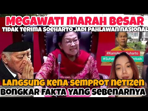 VIRAL ‼️MEGAWATI GOES ANGRY REJECTING SOEHARTO'S HERO TITLE | IMMEDIATELY BEATEN BY NETIZENS