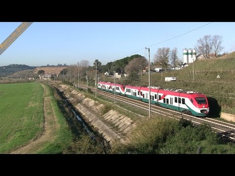 Leonardo Express in corsa presso Muratella - Leonardo Express running near Muratella
