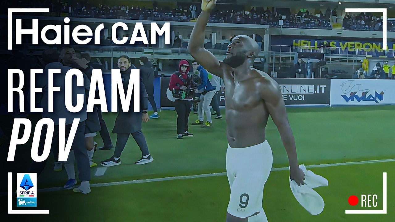 HAIER CAM | REF CAM POV: You Are The Referee in Verona-Napoli | Serie A 2025/26