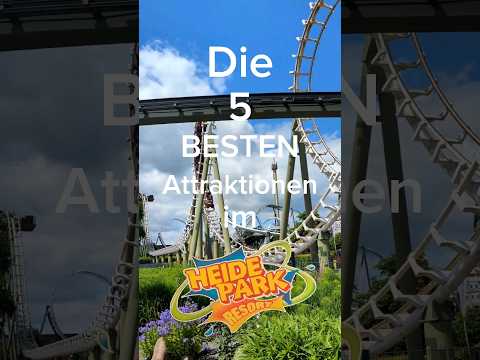 The 5 BEST attractions at Heide Park Resort #amusementpark #heidepark #top5