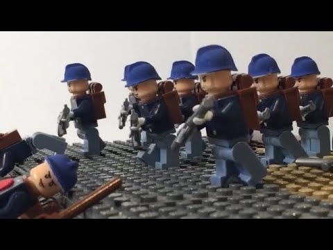 Lego WWI - 10th Battle of the Isonzo River - stopmotion