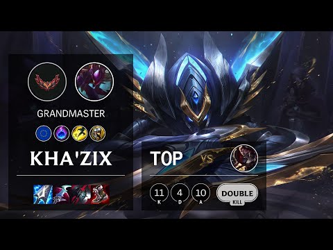 Kha'Zix Top vs Darius - EUW Grandmaster Patch 12.2