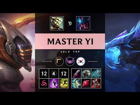 Master Yi Top vs Rek'Sai - KR Master Patch 25.18