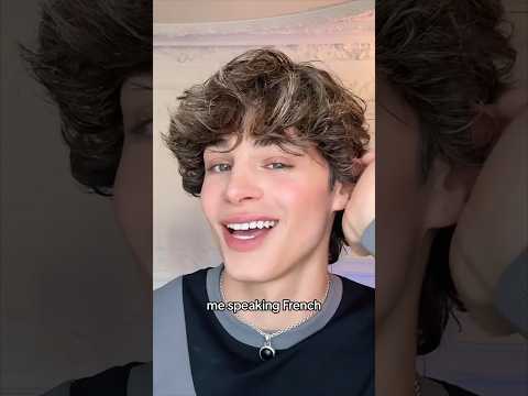 Speaking English 🇺🇸 vs speaking French 🇫🇷 #shorts | Nicky and Pierre #NiPi