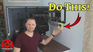 Hide TV Cables Behind Your Wall | In-Wall TV Cable Management