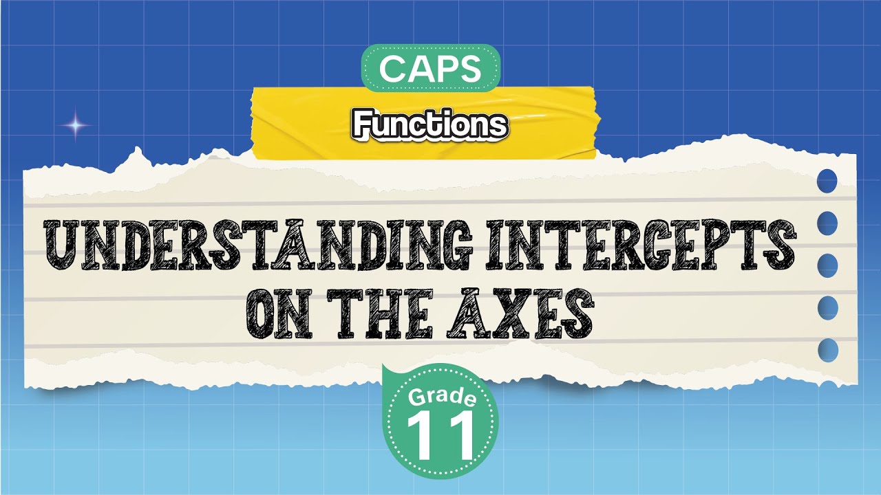 [GRADE 11] Understanding Intercepts on the Axes