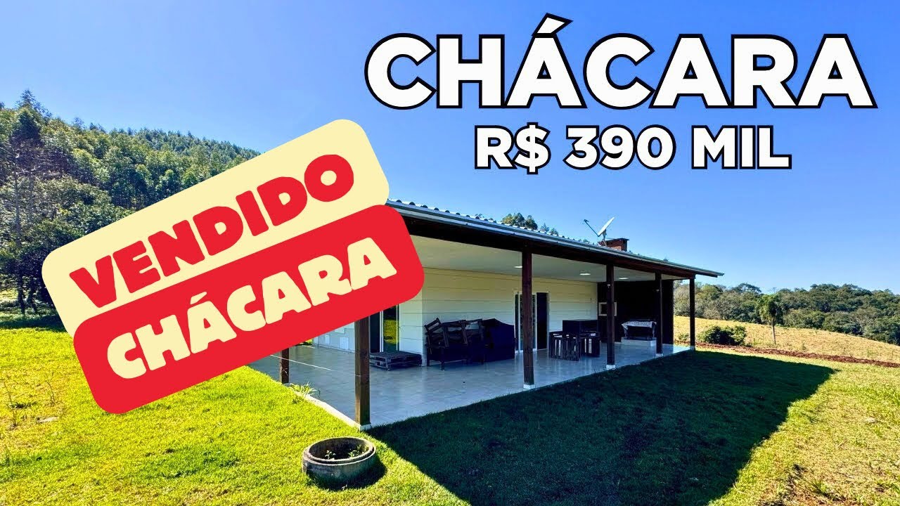 CHÁCARA A VENDA EM SANTA CATARINA CASA ÁGUA FRUTAS NATUREZA E RIO R$390MIL
