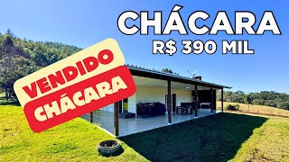 CHÁCARA A VENDA EM SANTA CATARINA CASA ÁGUA FRUTAS NATUREZA E RIO R$390MIL