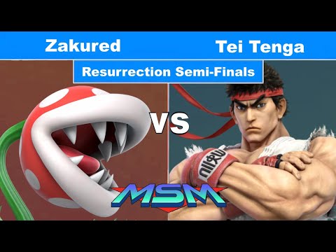 MSM Online 34 Zakured (Plant) Vs. Tei Tenga (Ryu) Resurrection Semi-Finals - Smash Ultimate
