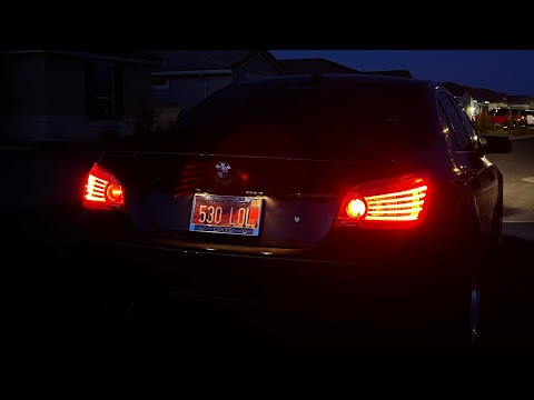 Installing LCI Taillights on my Pre-lci E60! Much needed upgrade!