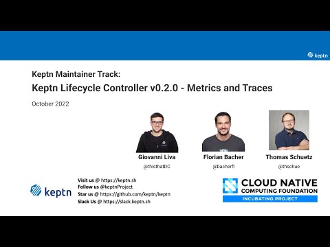 Keptn Lifecycle Controller v0.2.0 - Telemetry - October 2022