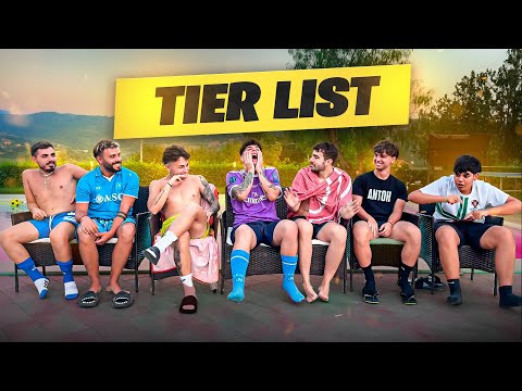 ⚽️😂 IGNORANT TIER LIST on FOOTBALL with NAPOLI CREATORS!!