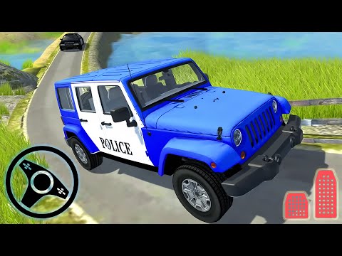 Real Police Car Driving Free Game 2020 - Offroad Rescue Jeep Driver | Android Gameplay