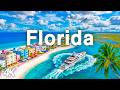Florida 4K Drone Footage | Miami Beach, Scenic Coastline & Luxury Yachts, Emerald Blue Paradise