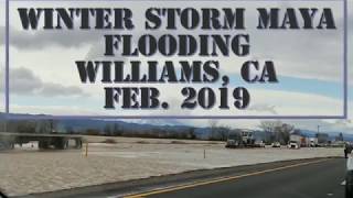 preview picture of video 'ILLUMINA FAMILY TRAVELS: DRIVING THROUGH FLOODED WILLIAMS, CA! | WINTER STORM MAYA'