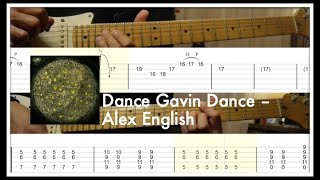 dance gavin dance - alex english guitars cover w/tabs