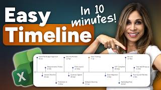 The Excel Timeline chart you'll actually keep using (free template included)