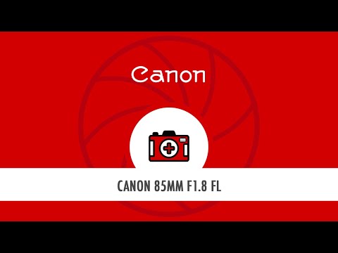Canon FL 85mm f1.8 - Sauvetage, démontage, nettoyage