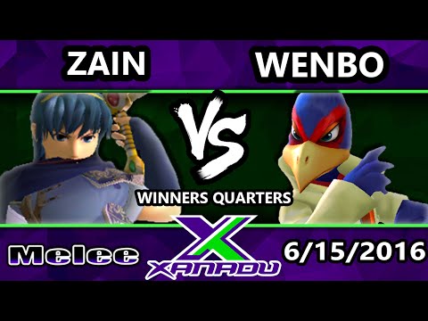 S@X 154 SSBM Winners Quarters - SSI | Zain (Marth) Vs. Wenbo (Falco)