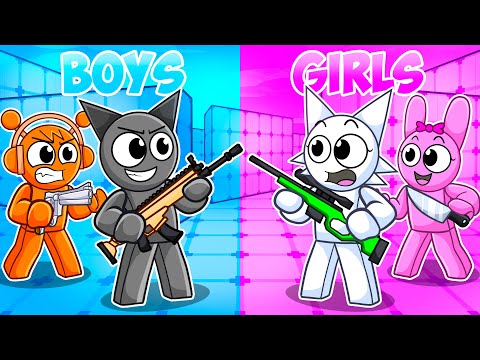 BOYS vs GIRLS Roblox Rivals!