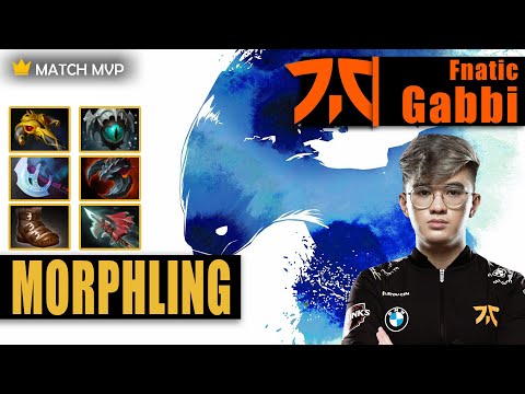 Morphling Safelane | Fnatic.Gabbi | TRYHARD MORPHLING HARD CARRY COMEBACK | 7.32d Gameplay Highlight