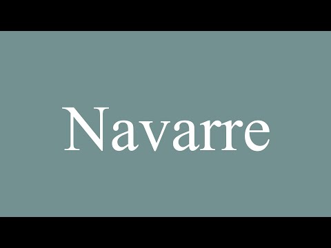 How to Pronounce ''Navarre'' Correctly in French
