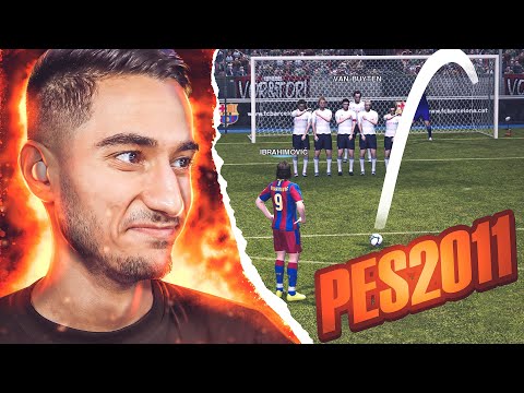 گیم پلی از بهترین PES دنیا یعنی PES 2011😭🔥⚽️
