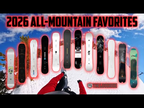 2026 All-Mountain Favorite Snowboards - A Top / Best Of List by The Good Ride