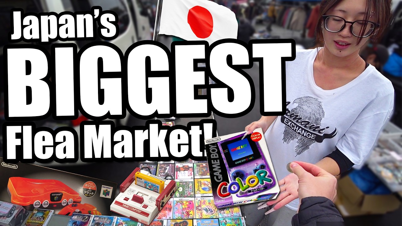 Japan's BIGGEST Flea Market - Retro Game Hunting!